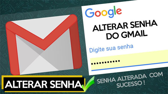 Gmail fazer login: Mudar senha